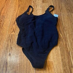 NWT Shade & Shore Girls Black One Piece Size M (8-10)